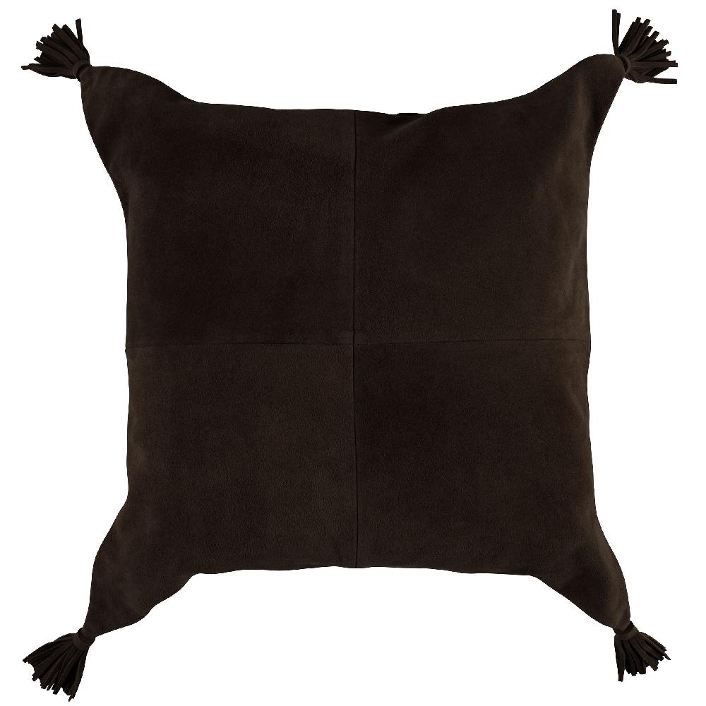 karma gifts Bronco Suede Tassel Square Pillow