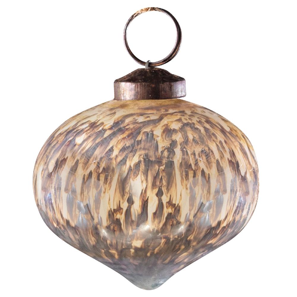 Karma Gifts Brown Artisan Glass Ornament