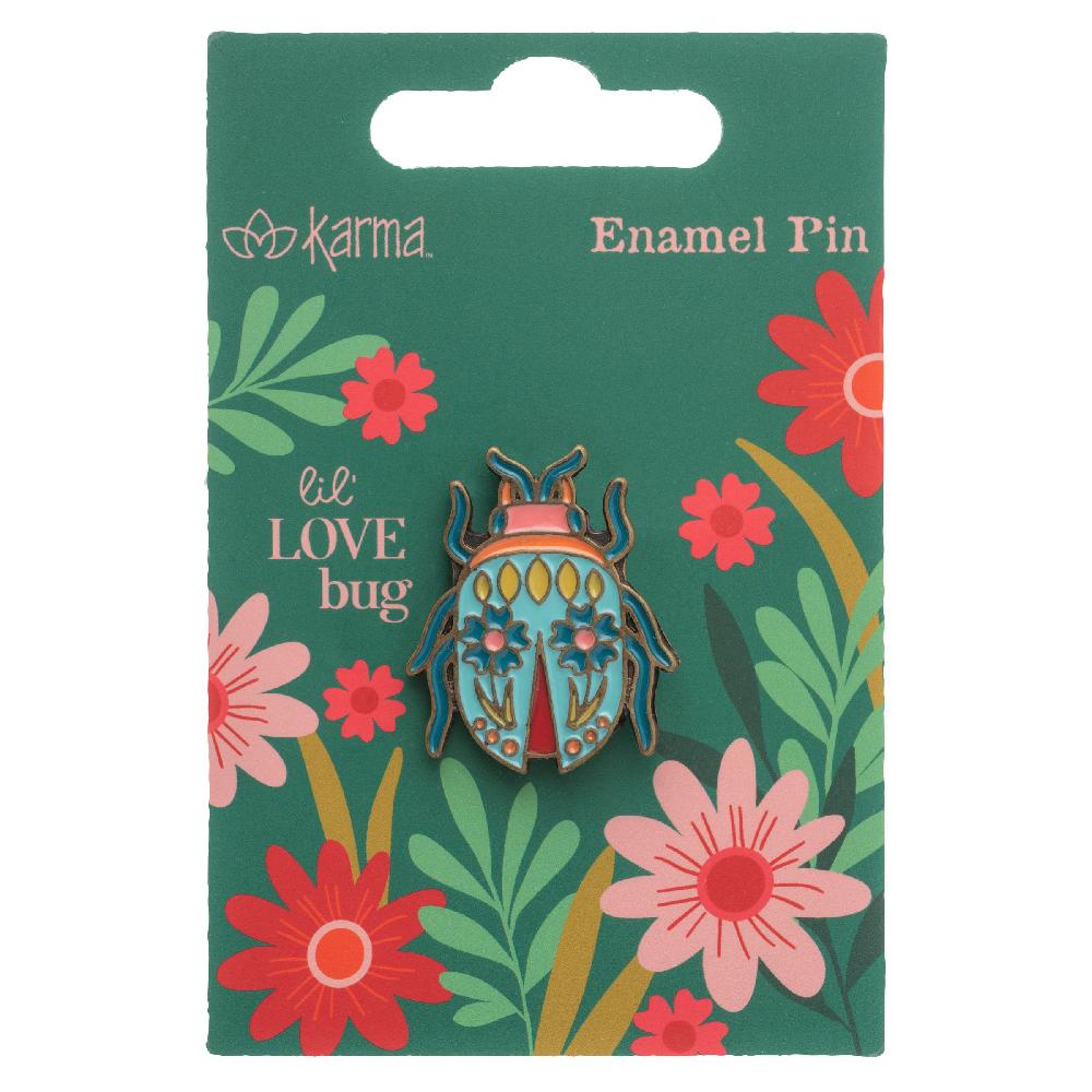 karma gifts Bug Enamel Pins