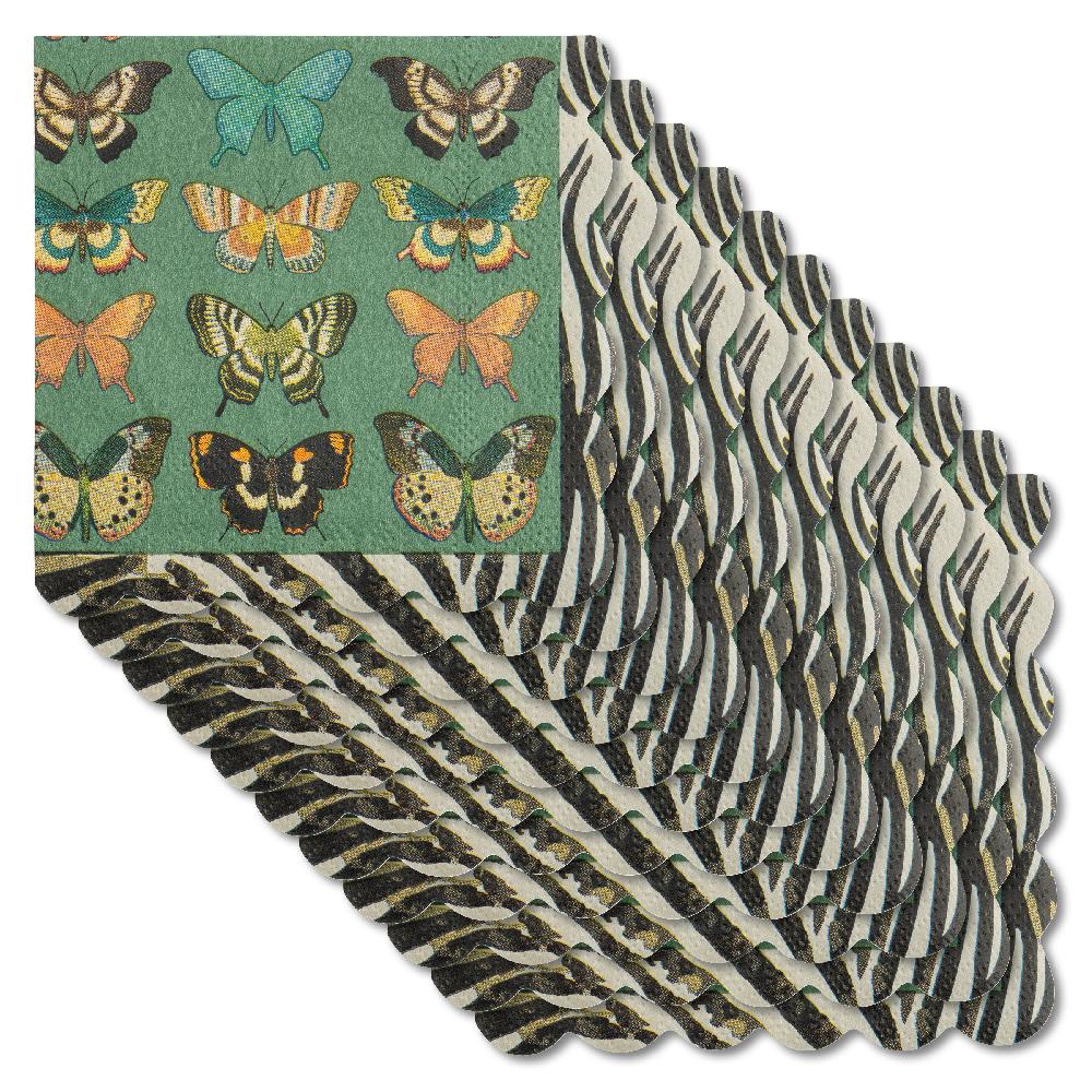 Karma Gifts Butterflies Cocktail Paper Napkins