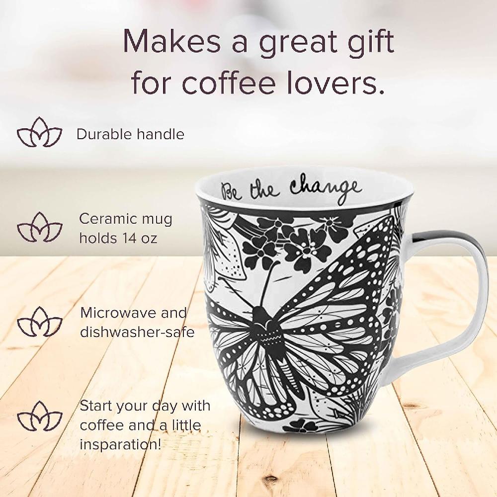 Karma Gifts Butterfly Boho Mugs