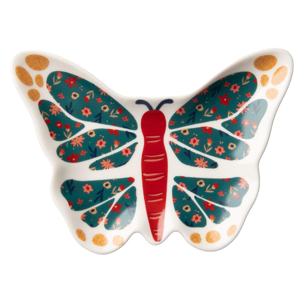 karma gifts Butterfly Calico Trinket Trays