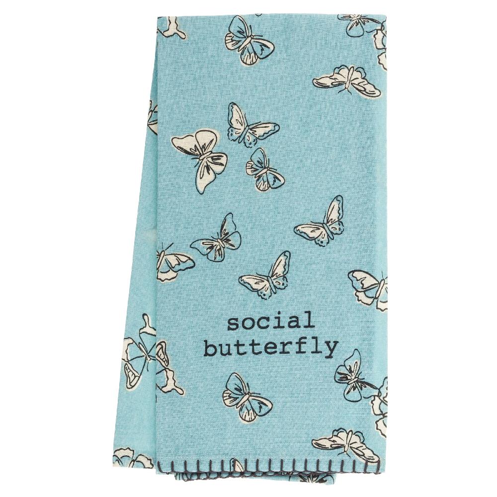 karma gifts Butterfly Fiona Tea Towel