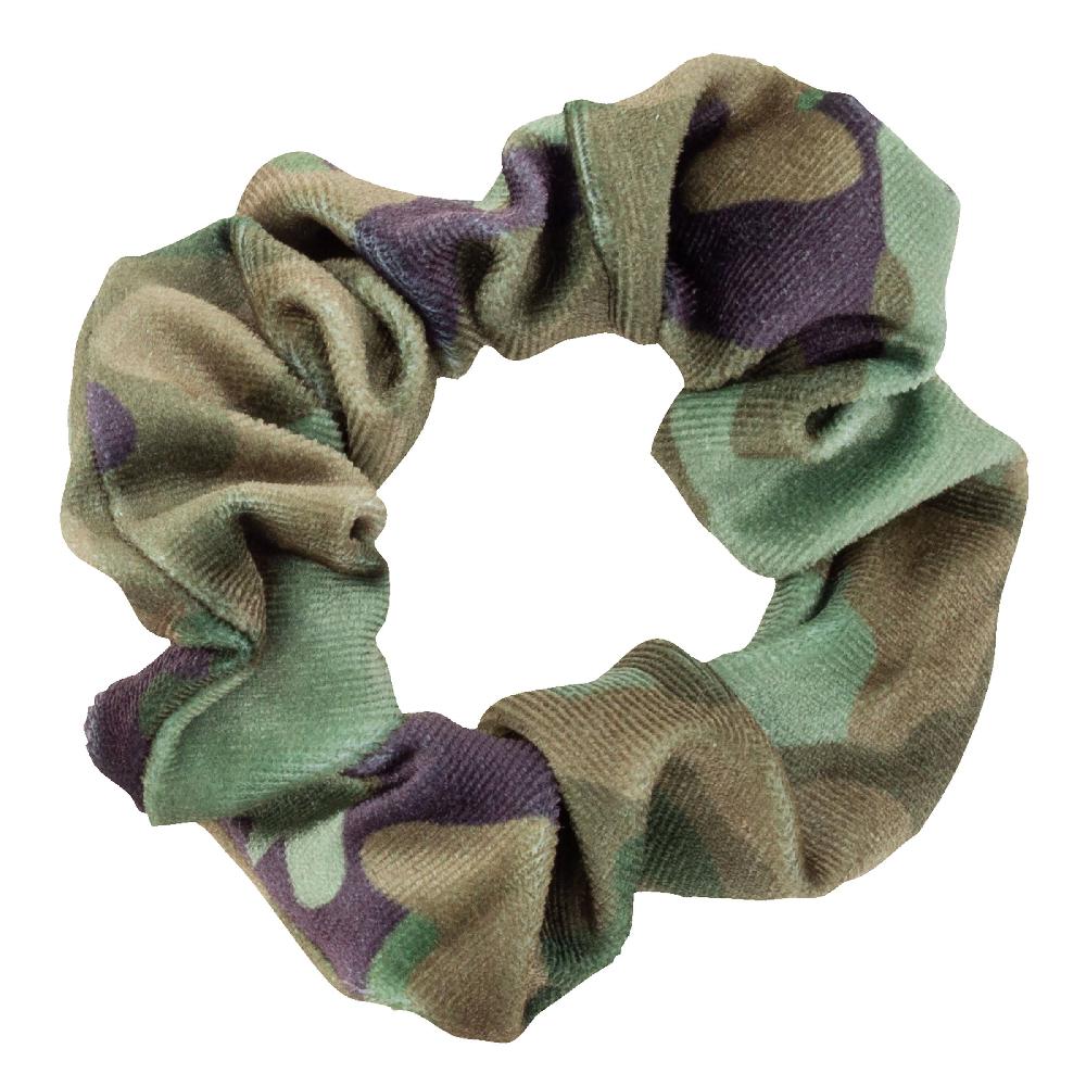 Karma Gifts Camo Velvet Scrunchies - 3 Pack