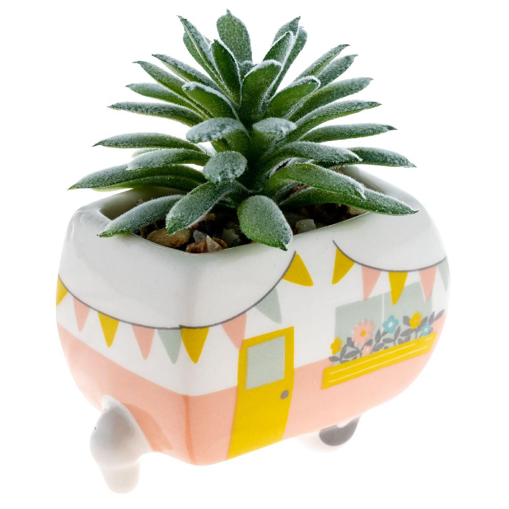 karma gifts Camper Shaped Succulent Pot