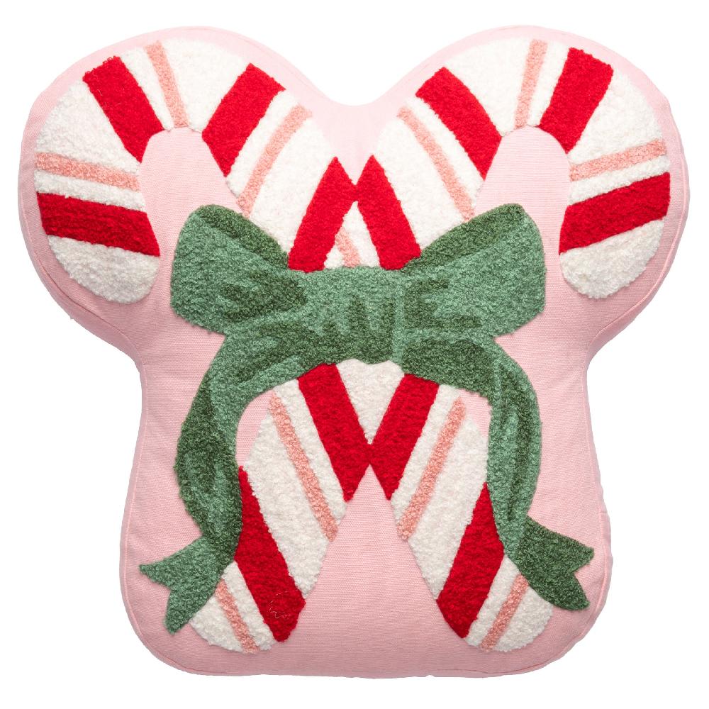 karma gifts Candy Canes Shaped Embroidered Pillow