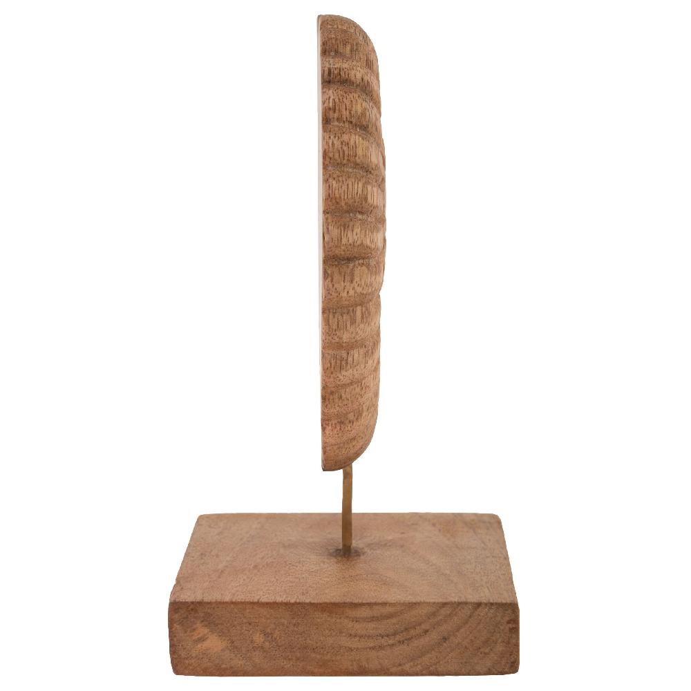 Karma Gifts Carved Wood Shell Carved Wood Shell