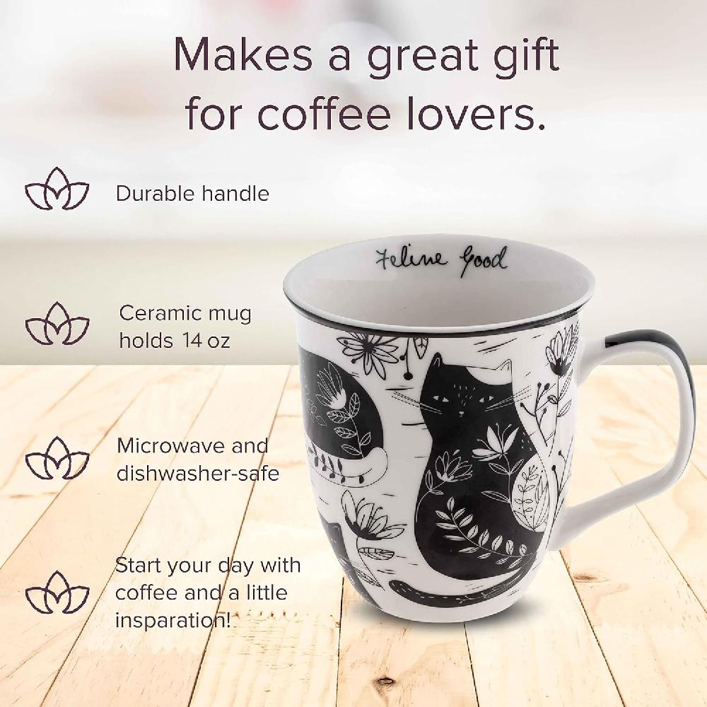 Karma Gifts Cat Boho Mugs