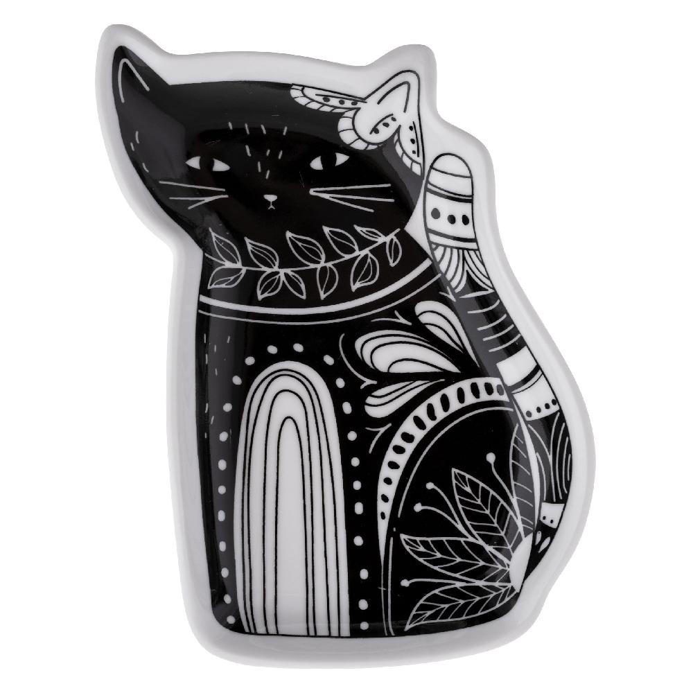 karma gifts Cat Boho Shaped Trinket Tray