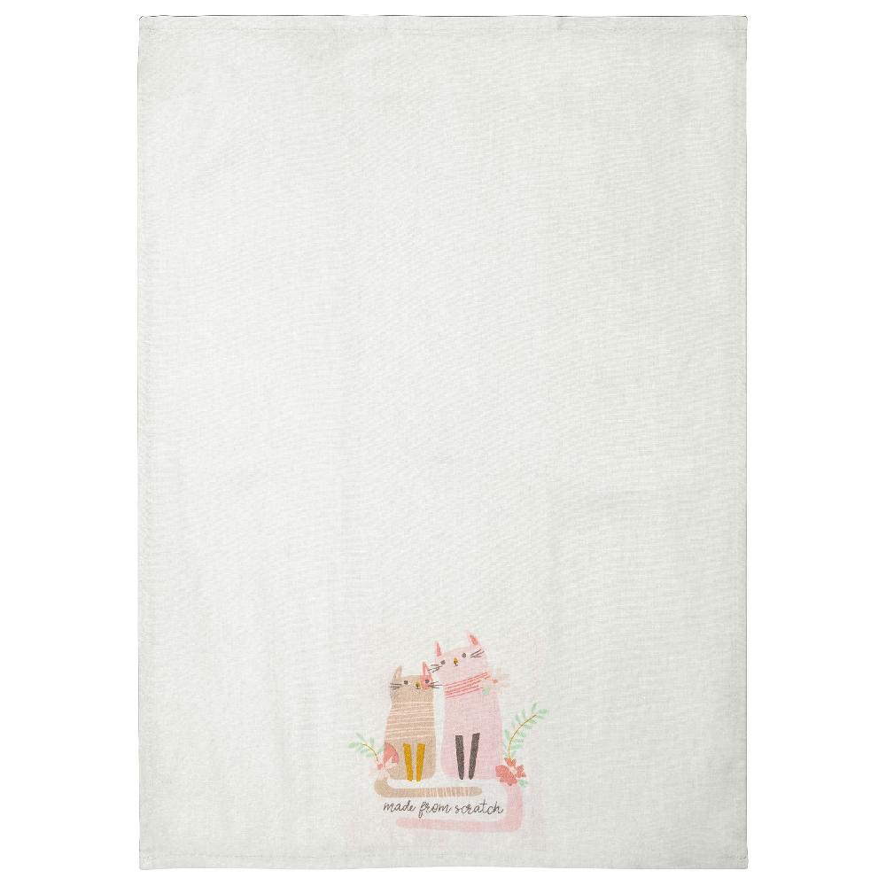 Karma Gifts Cat Flora Tea Towels