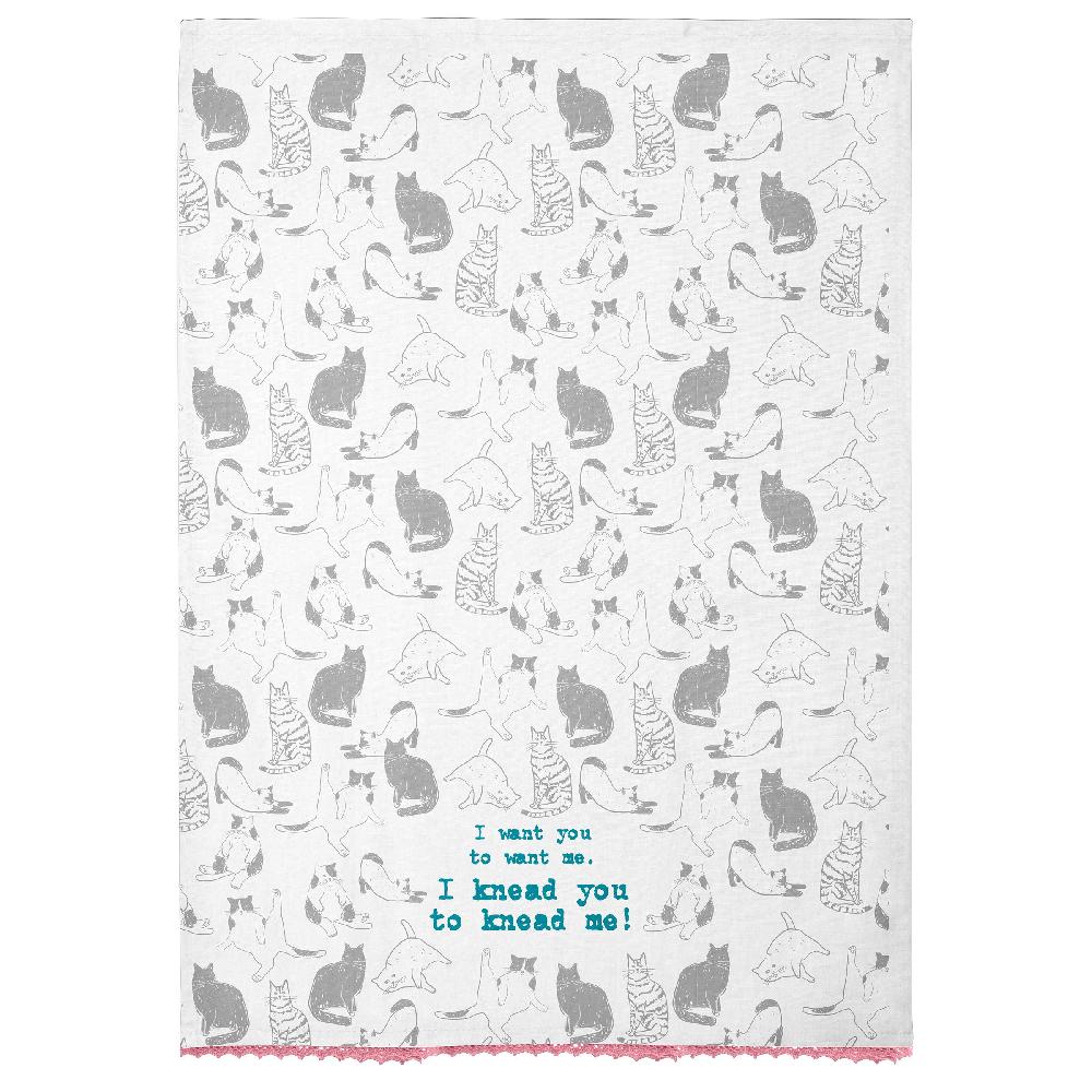 Karma Gifts Cat Flour Sack Tea Towel