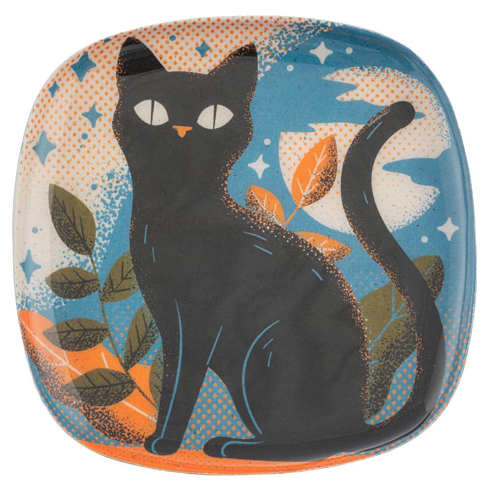 Karma Gifts Cat Small Square Enamel Trays