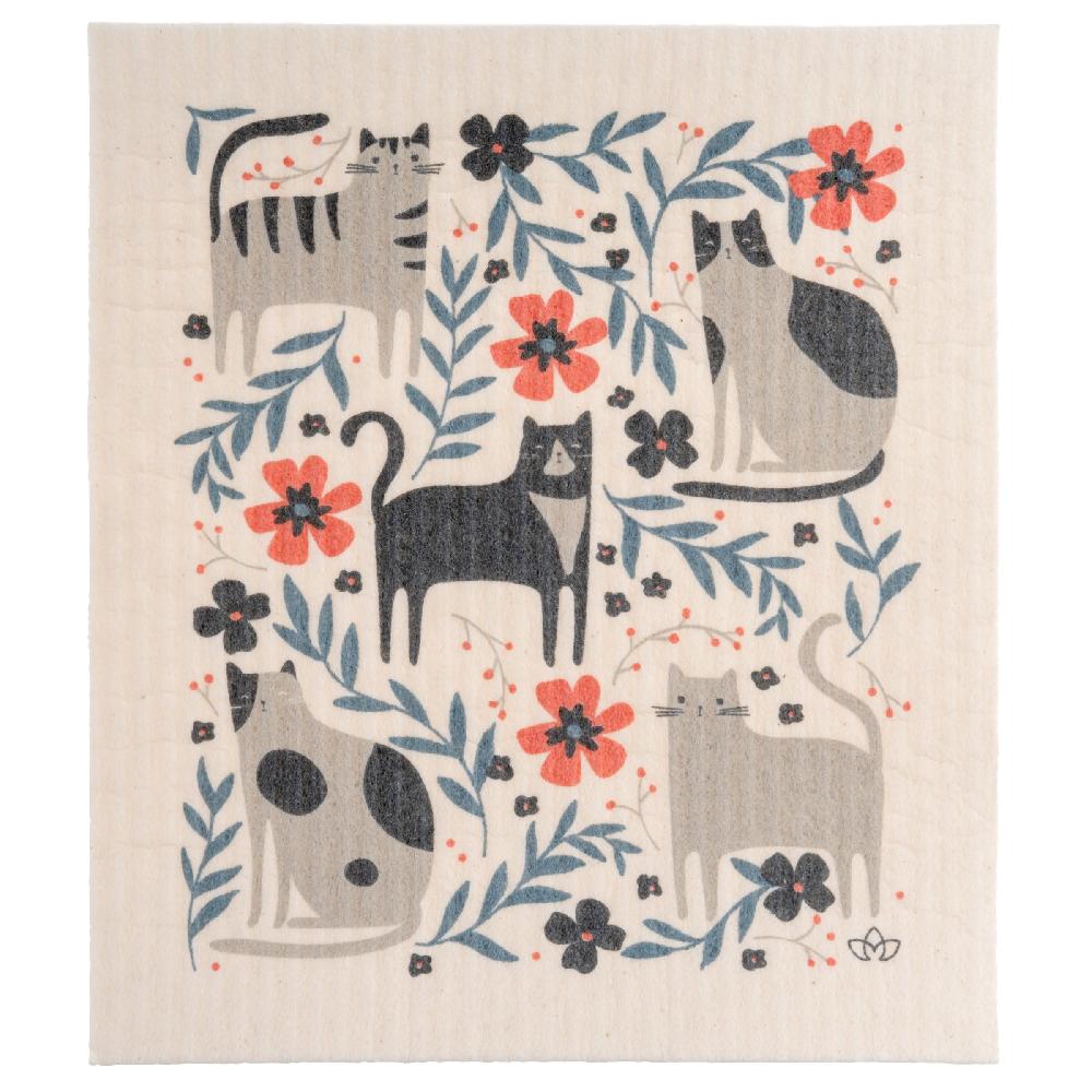 Karma Gifts Cat Swedish Dishcloths