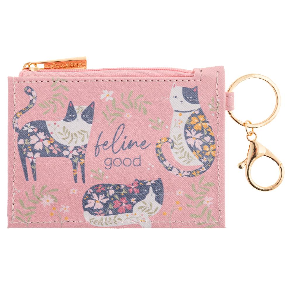 Karma Gifts Cat Zip ID Holder