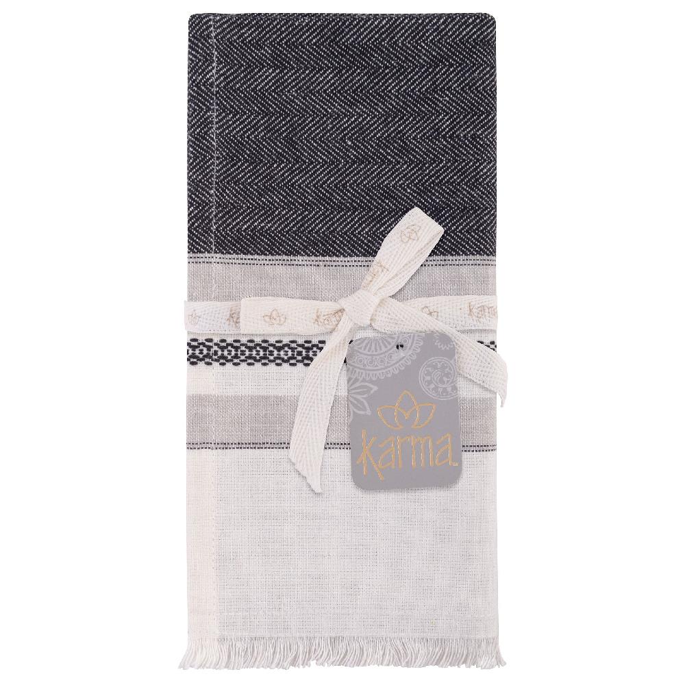 Karma Gifts Charcoal Lisbon Dinner Napkins