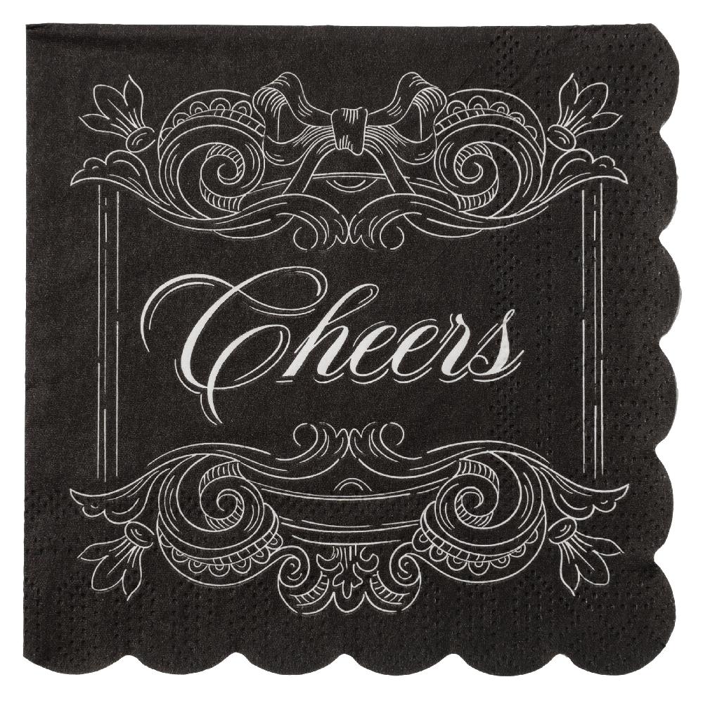 karma gifts Cheers Cocktail Paper Napkins