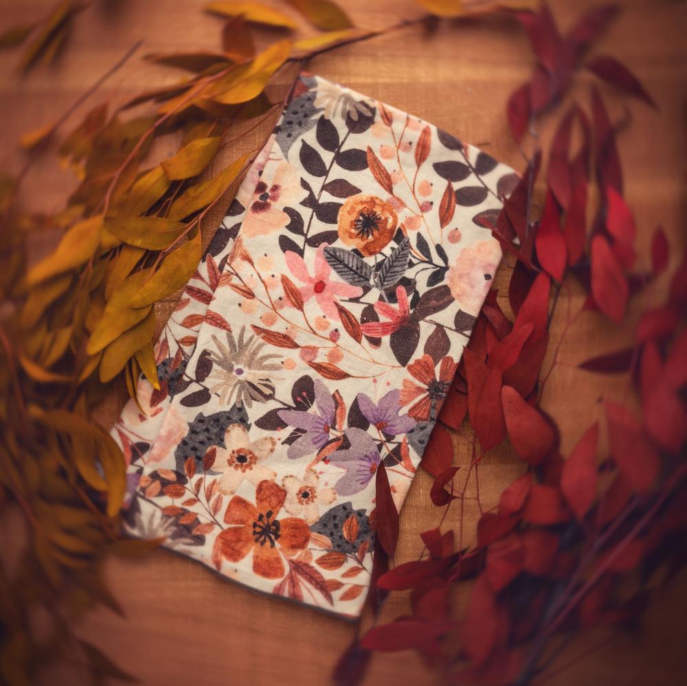 Karma Gifts Cinnamon Floral Linen Blend Tea Towel