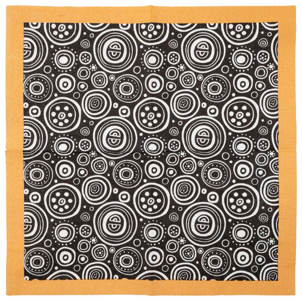 Karma Gifts Circles Cocktail Paper Napkins