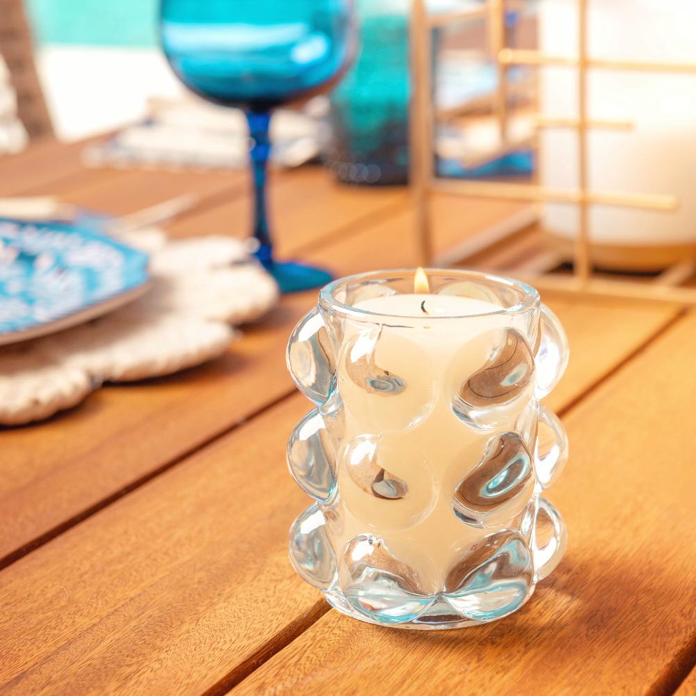 Karma Gifts Clear Lucia Hobnail Votives