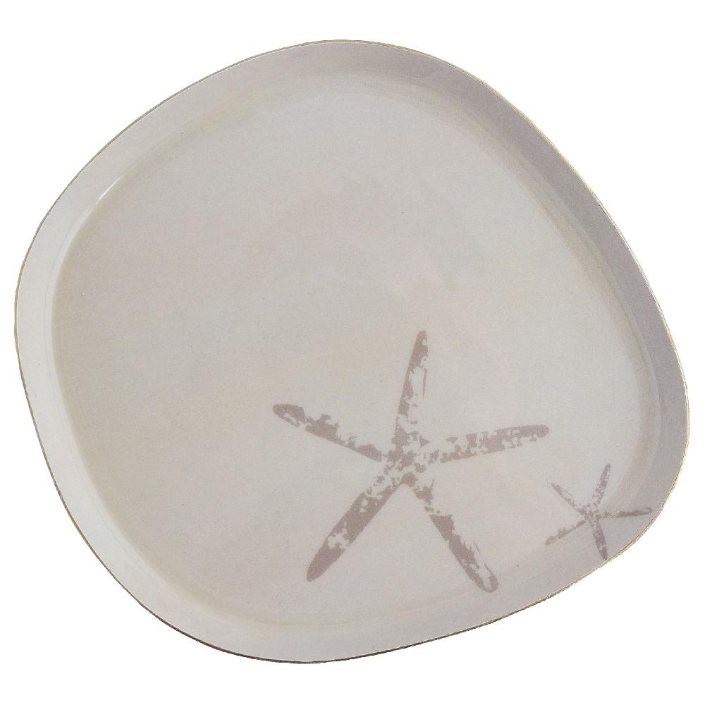 Karma Gifts Coastal Enamel Tray Set