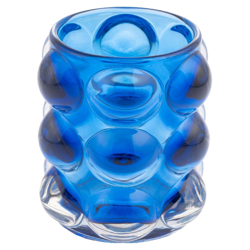 karma gifts Cobalt Lucia Hobnail Votives