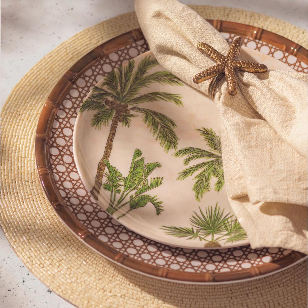 Karma Gifts Cream Beaded Placemats