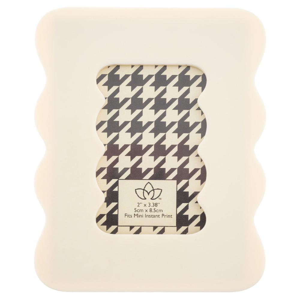 karma gifts Cream Resin Squiggle Mini Frame
