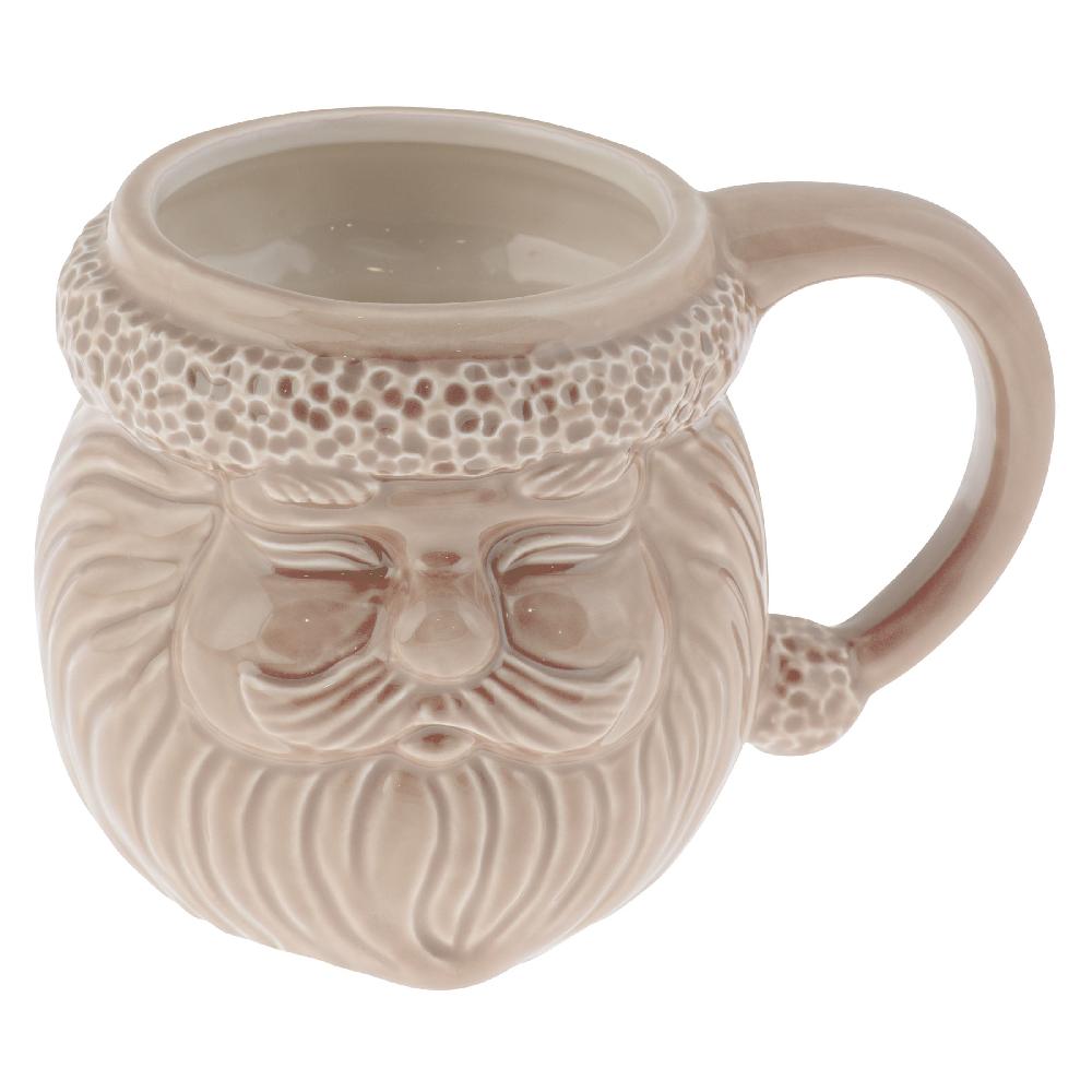karma gifts Cream Santa Mug