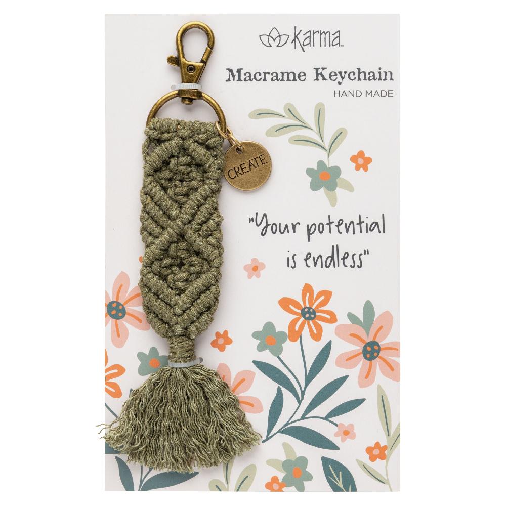 Karma Gifts Create Macrame Keychains