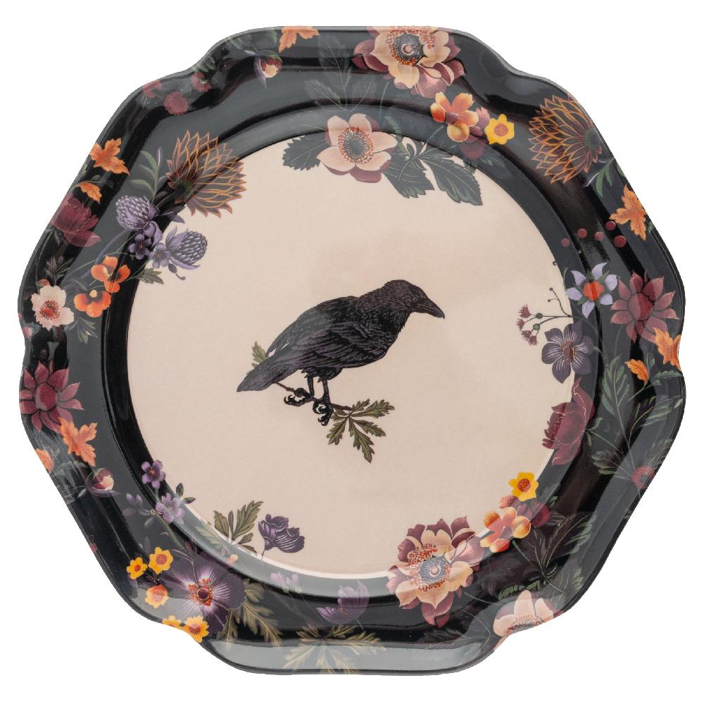 Karma Gifts Crow Melamine Salad Plates