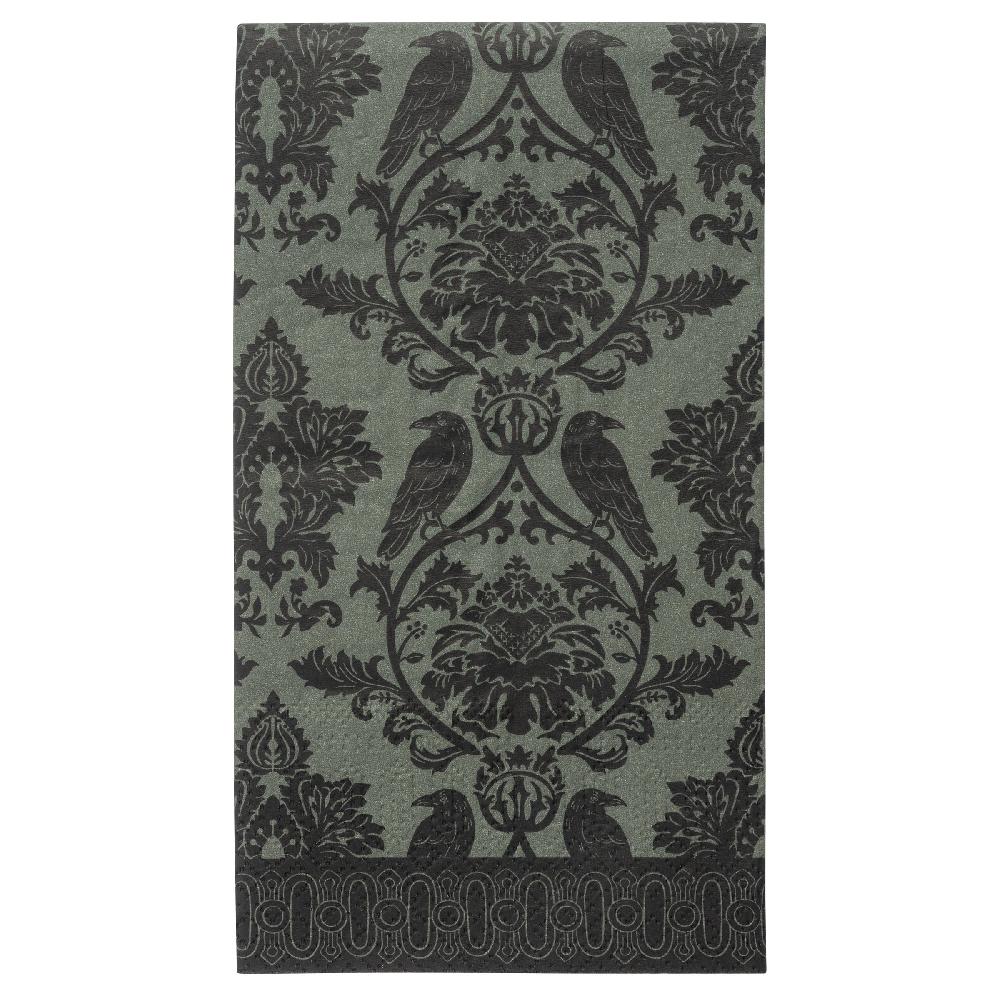 Karma Gifts Damask Crow Guest Towel Paper Napkins