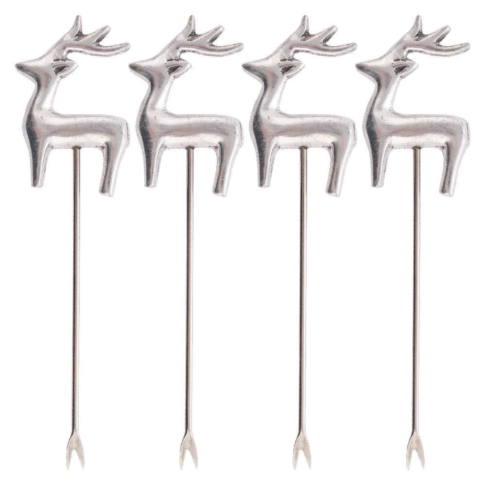 karma gifts Deer Holiday Cocktail Picks