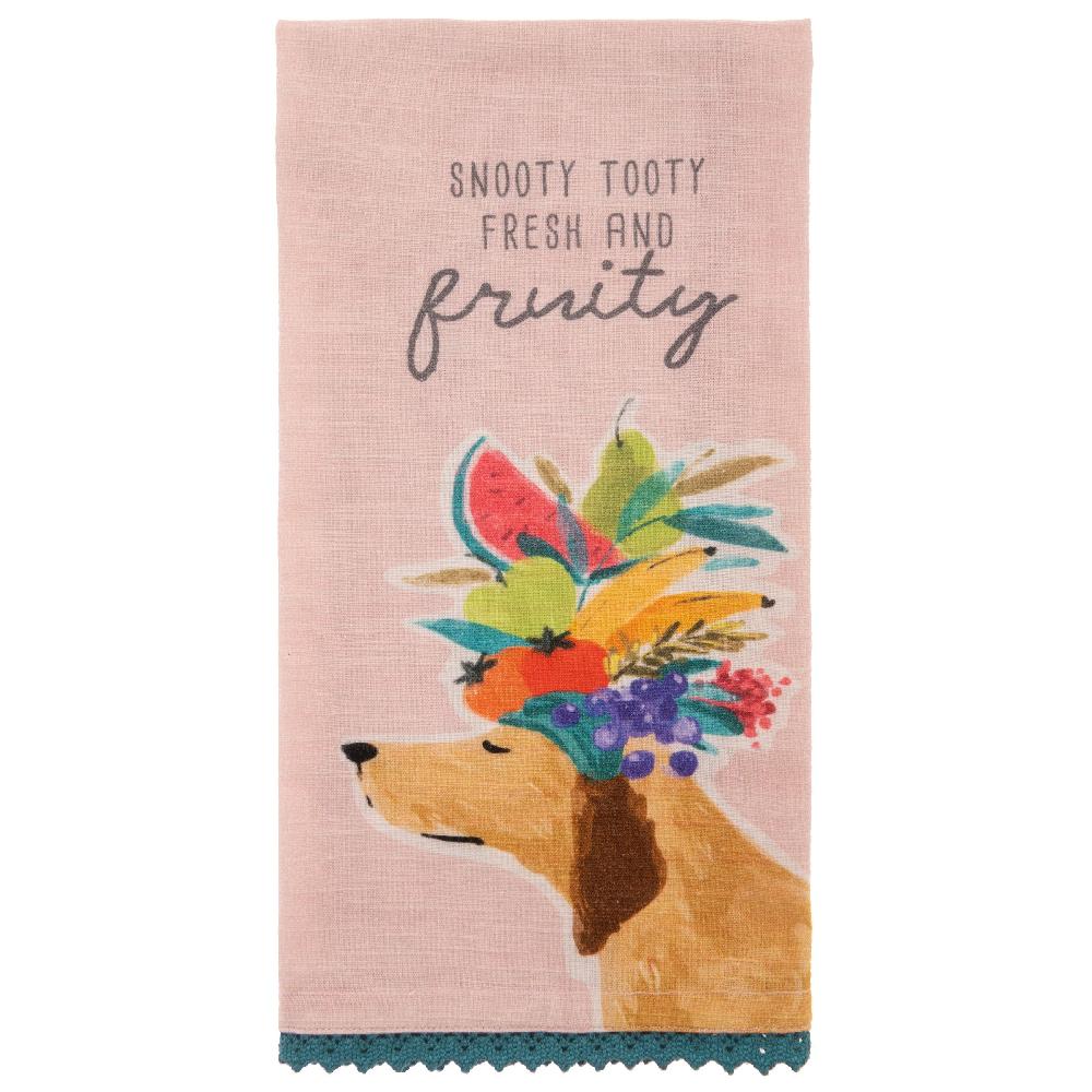 karma gifts Dog Eclectic Tea Towel