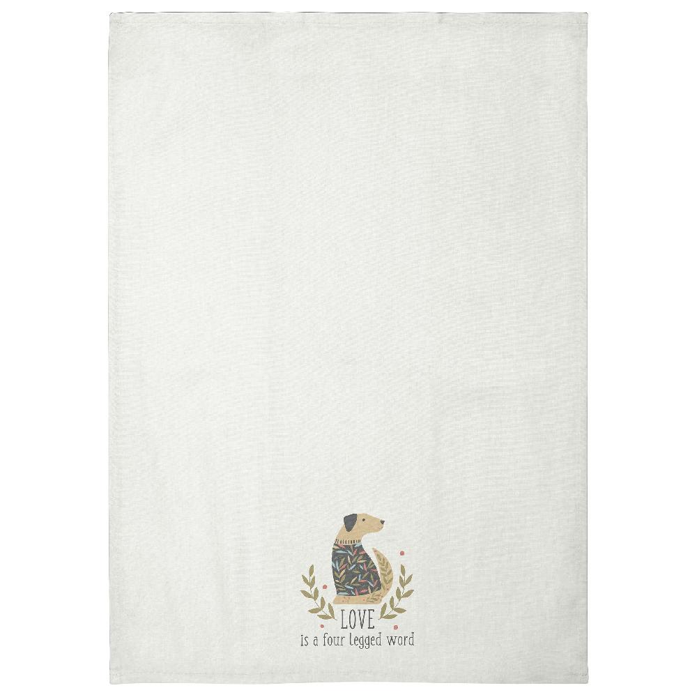 Karma Gifts Dog Flora Tea Towels