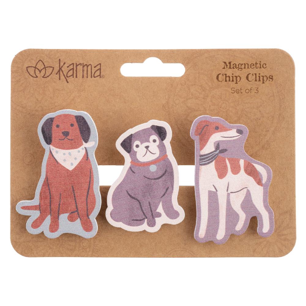 karma gifts Dogs Shaped Magnetic Chip Clips