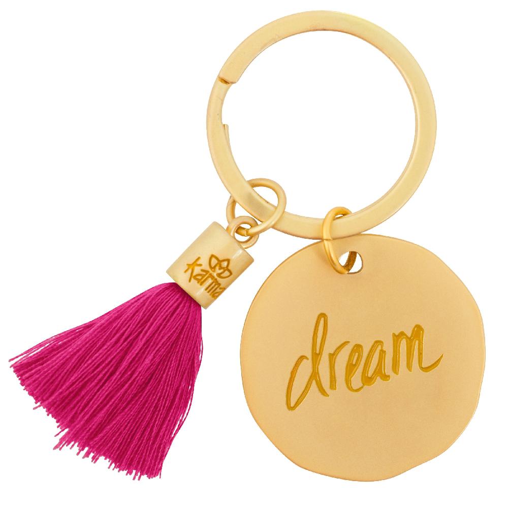 karma gifts Dream Round Tassel Key Chains