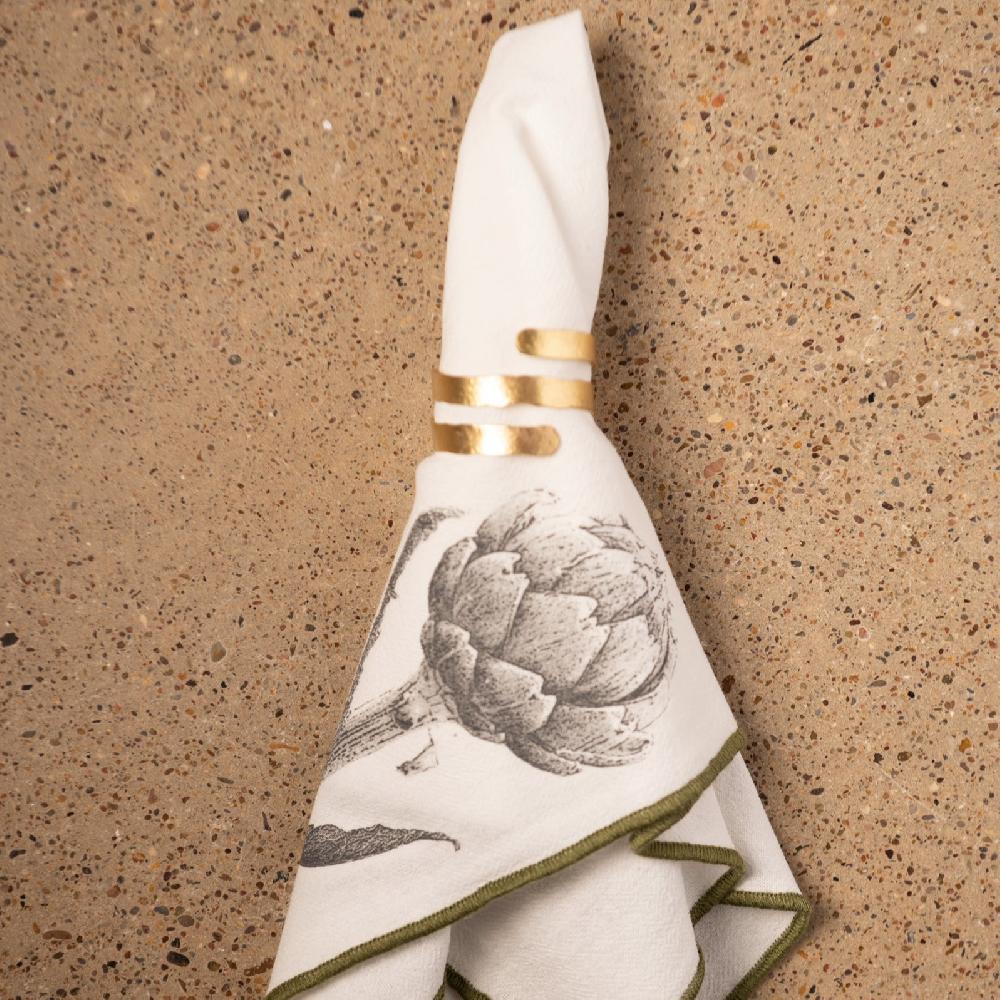 Karma Gifts Eloise Merrowed Edge Dinner Napkins