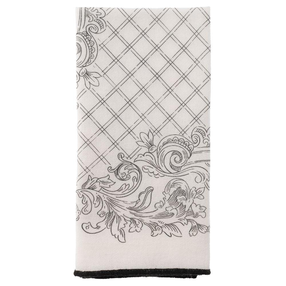 karma gifts Eloise Merrowed Edge Dinner Napkins
