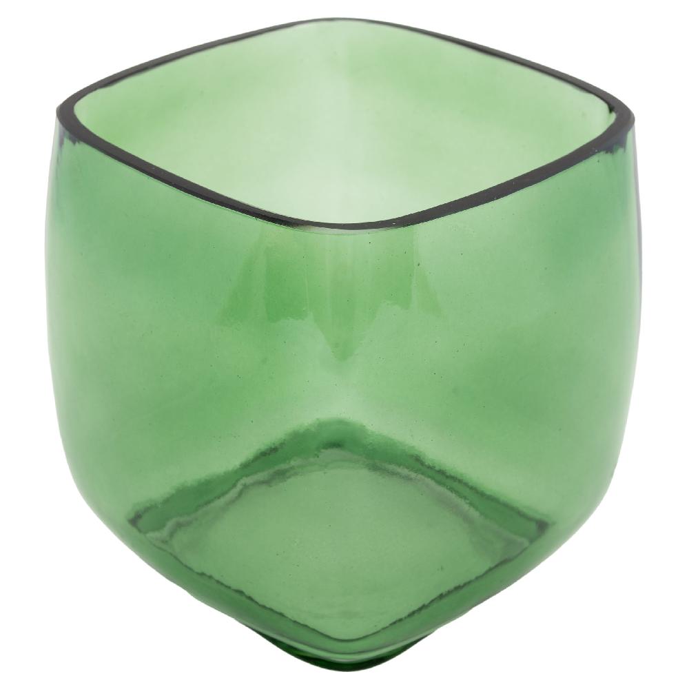 karma gifts Emerald Sitting Glass Vase