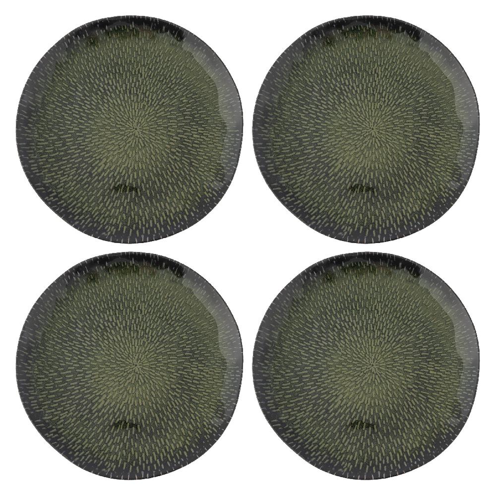 karma gifts Evergreen Melamine Dinner Plates