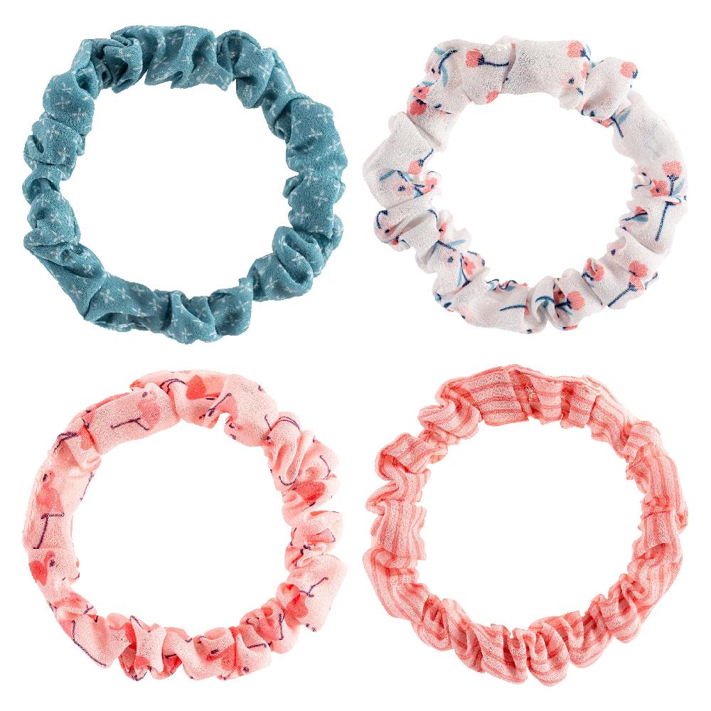 karma gifts Flamingo Slim Scrunchies