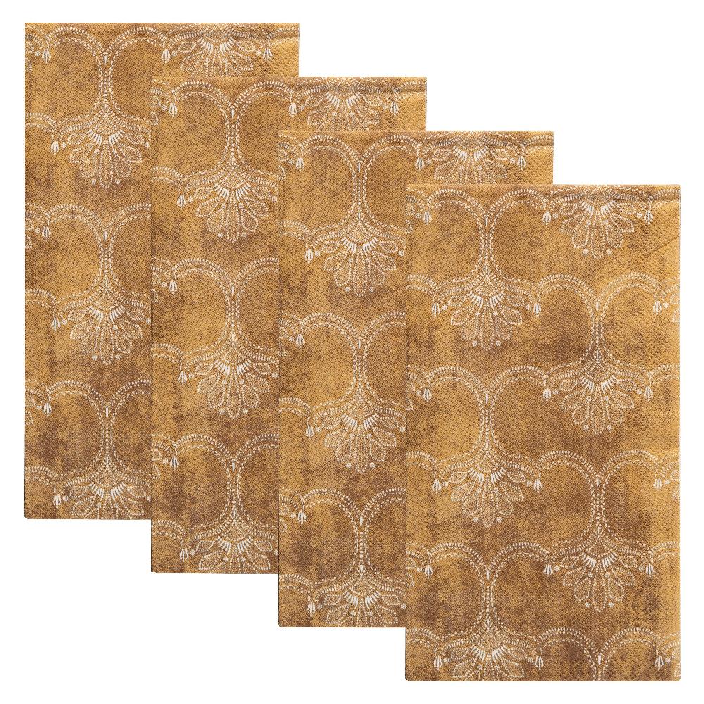 karma gifts Fleur-De-Lis Guest Towel Paper Napkins