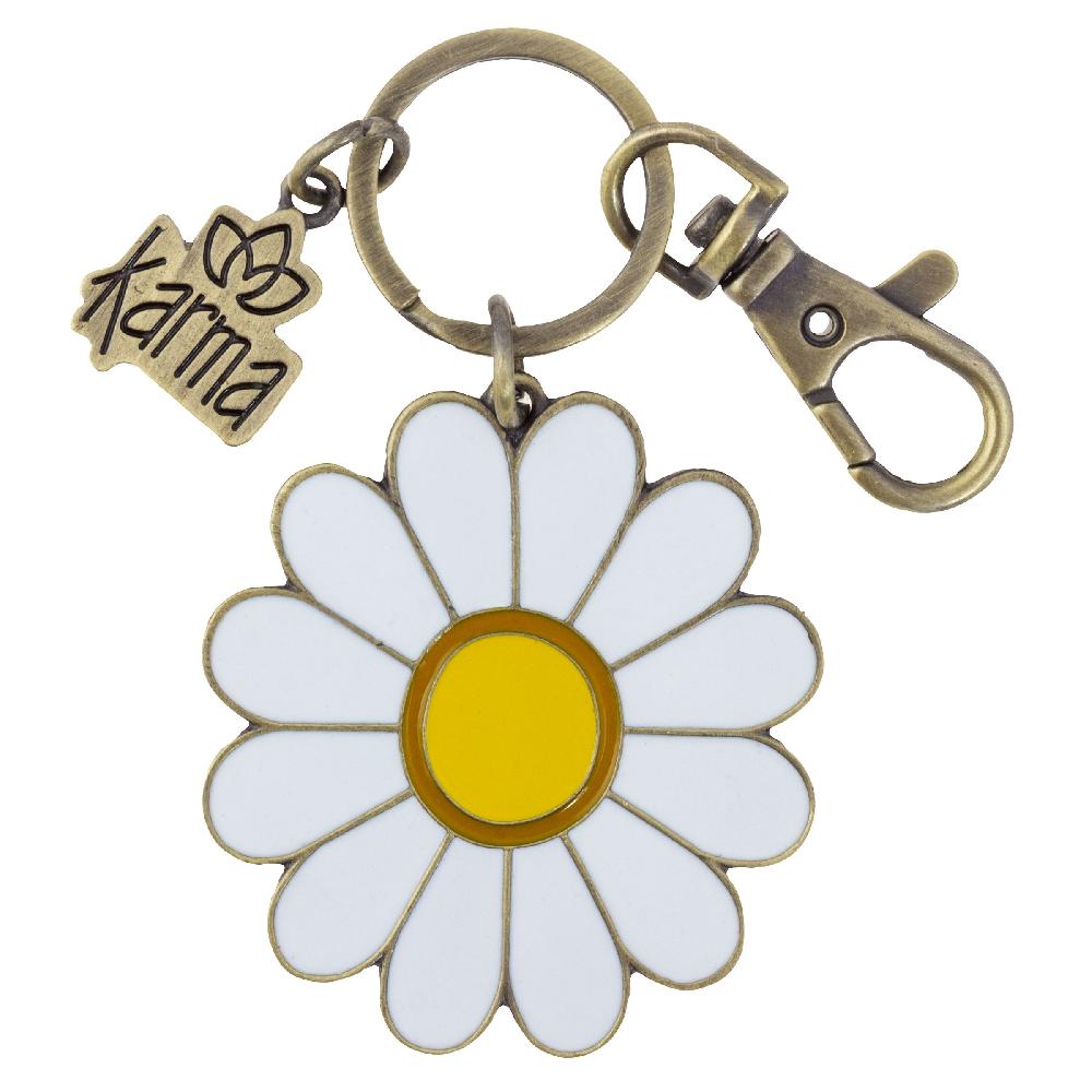 karma gifts Flower Enamel Key Chains