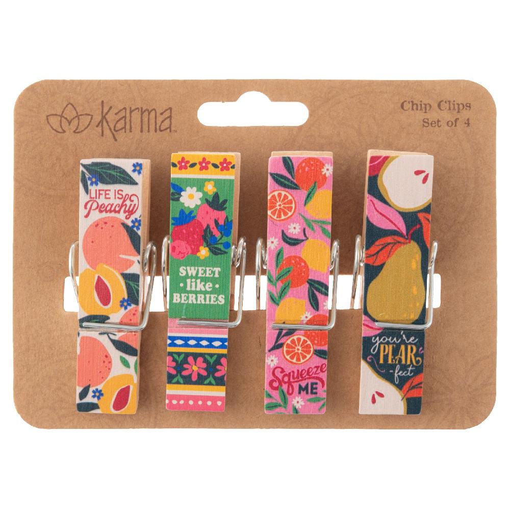 Karma Gifts Fruit Chip Clips