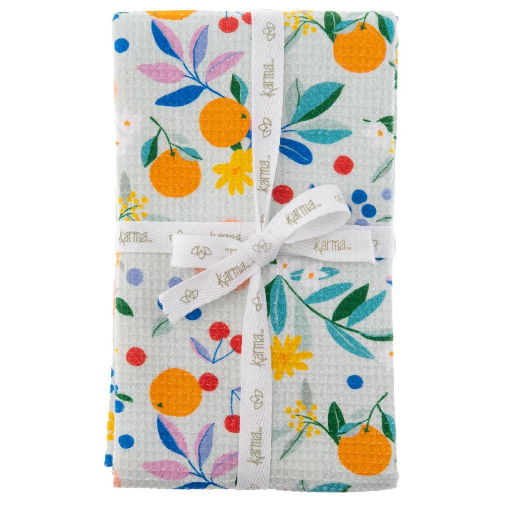 Karma Gifts Fruit Waffle Weave Tea Towels