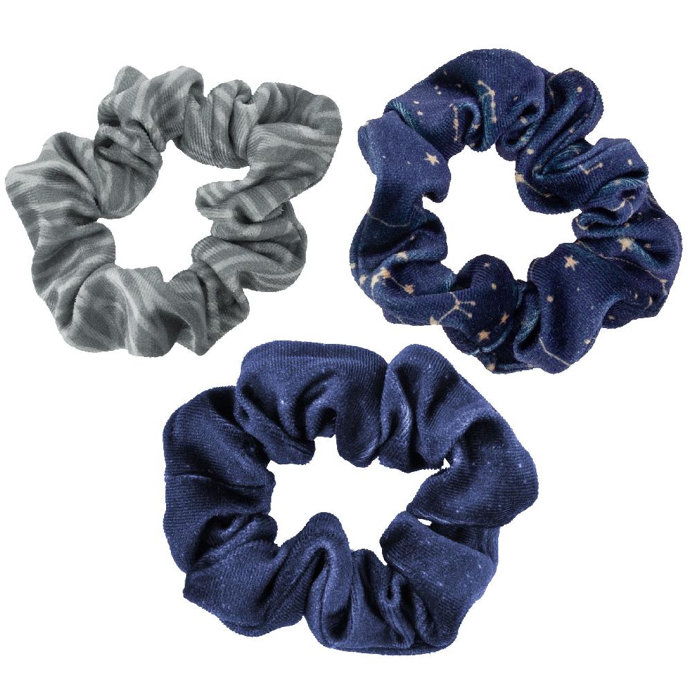 karma gifts Galaxy Velvet Scrunchies - 3 Pack