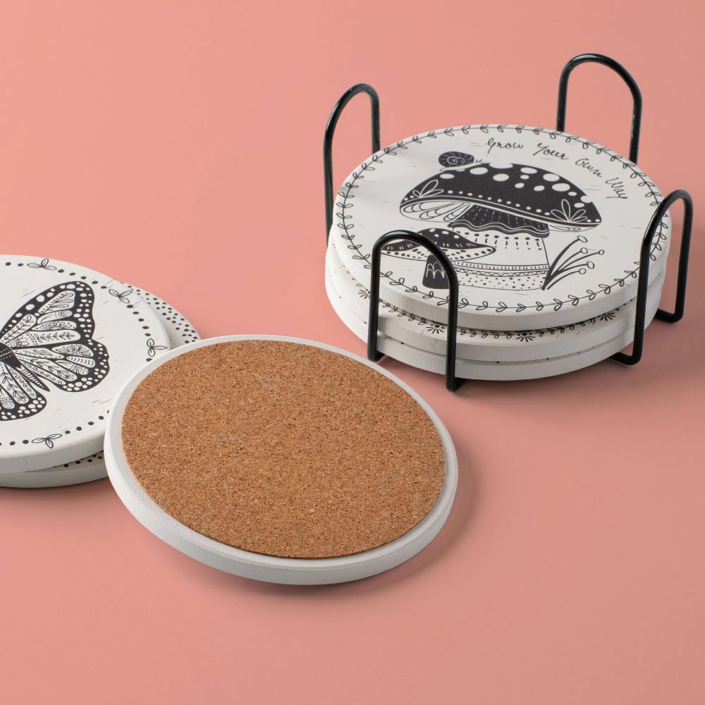 Karma Gifts Garden Boho Coasters