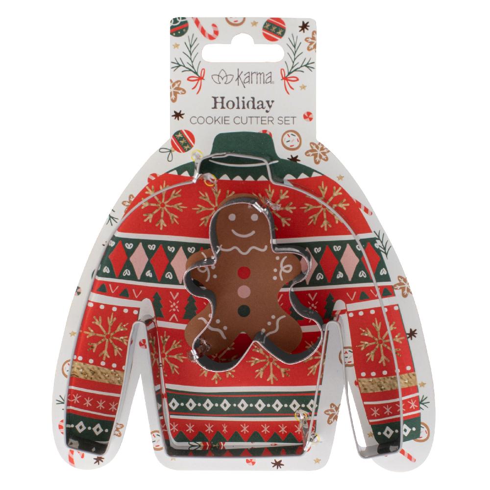 karma gifts Gingerbread Holiday Cookie Cutter Set