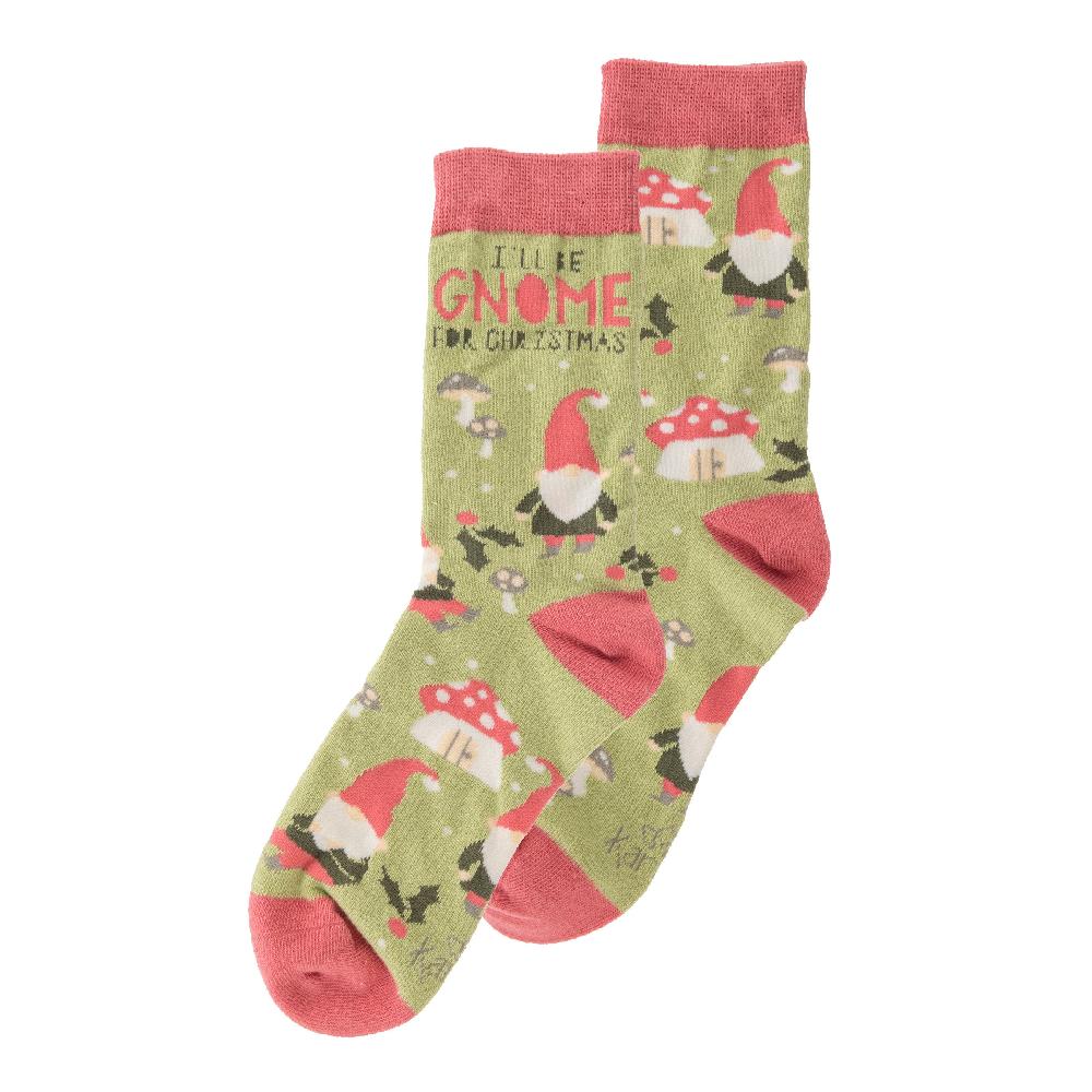 karma gifts Gnome Holiday Socks