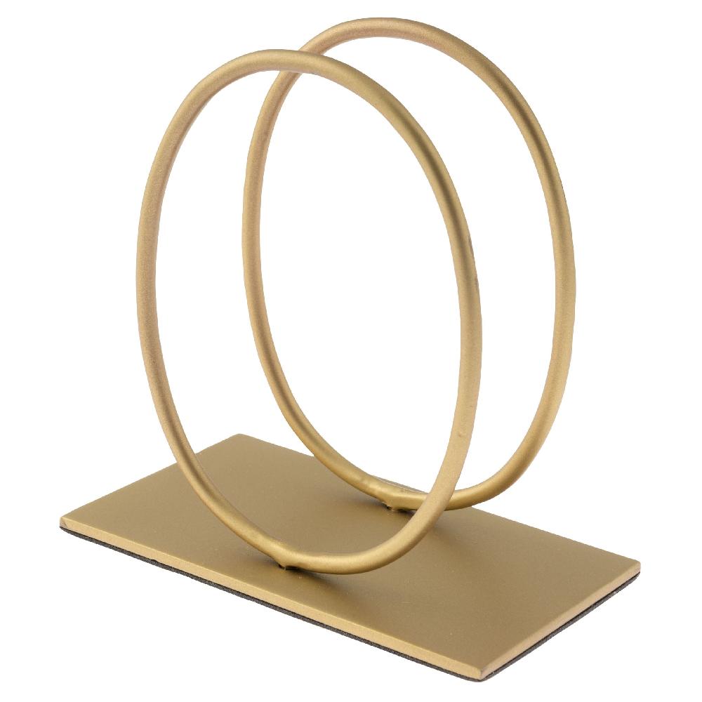 karma gifts Gold Oval Metal Napkin Holder